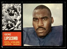 1962 Topps Gene Lipscomb Pittsburgh Steelers #133