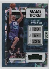 2021-22 Panini Contenders Game Ticket Green Ice Gordon Hayward #16 18en
