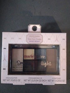 Marie Claire Paris Smokey Delight Total Face Palette Highlighter Eyeshadow NEW