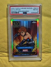 2025 Topps Chrome Marvel Kitty Pryde Marvel Anniversaries #MA-13 PSA 8