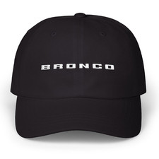 Ford Bronco Embroidered Logo on Unstructured Dad Hat / Cap - U725 Classic 4x4