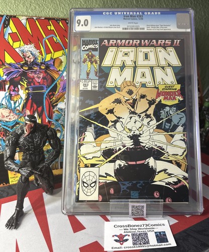 Iron Man #263 CGC 9.0 Graded (December 1990)   Beautiful Graded Slab