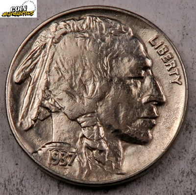 1937-D Buffalo Nickel * Almost Uncirculated AU * XX704