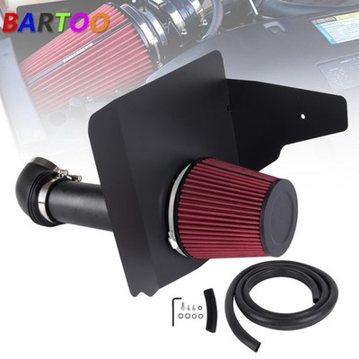 Red Cold Air Intake Kit +Heat Shield +Filter For Chevy Camaro 2010-2011 3.6L V6