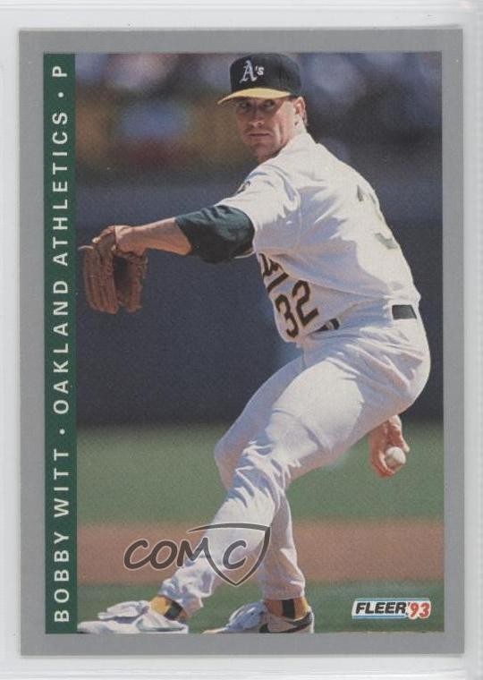 1993 Fleer Bobby Witt #303 0b4