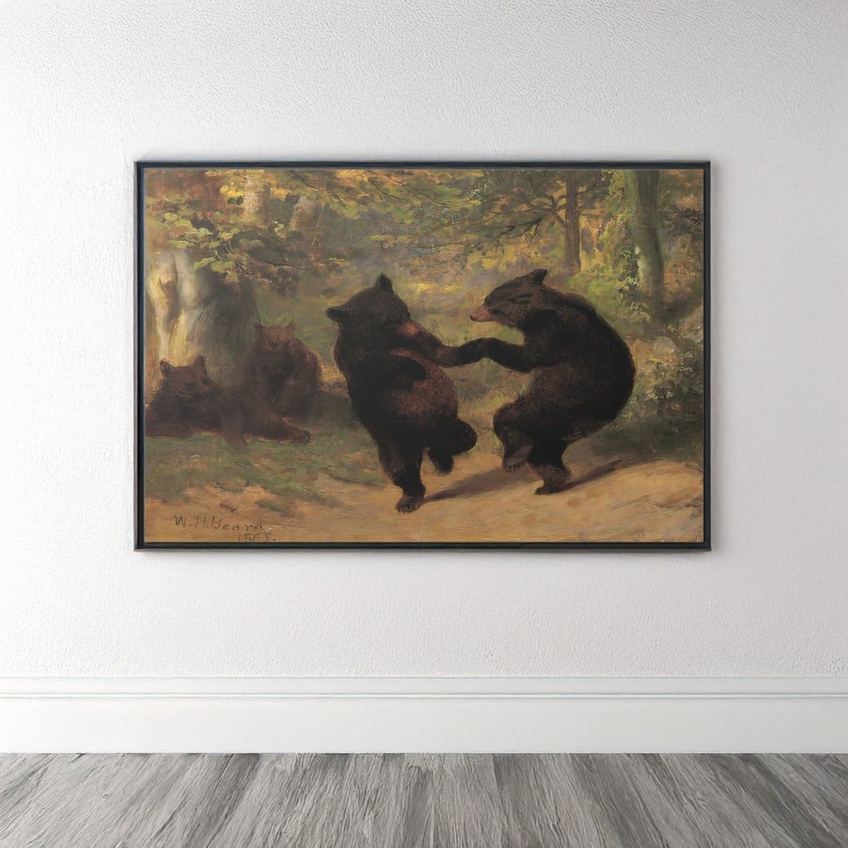 Dancing Bears By William Holbrook Beard Canvas/Poster Wall Art | eBay