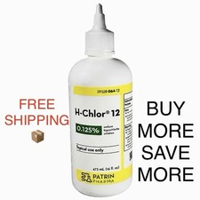 Solución de hipoclorito de sodio lavado de heridas H-Chlor 12 0,125 % úlceras, SARM y VRE