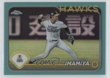 2024 Chrome NPB Nippon Professional Baseball Aqua Refractor Kenta Imamiya 04cw