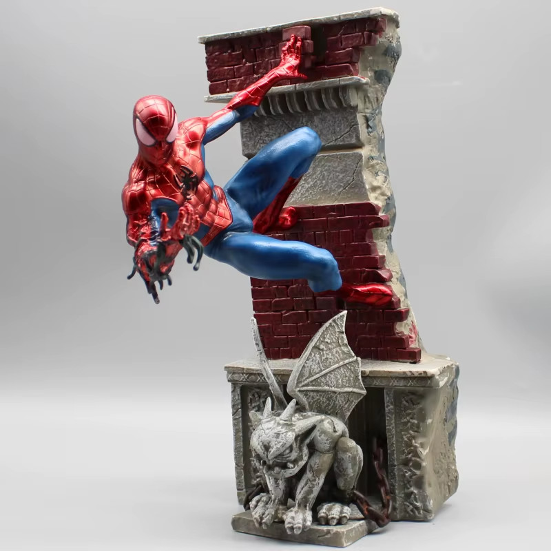 Figurine PVC Spider-Man de collection avec détails premium, statue décorative haute finition