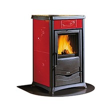 Stufa a Legna 'Rossella Plus' – Potenza Nominale 7,5 kW – Ghisa Smaltata