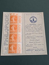 Timbre France Carnet 235-CP1** Luxe Le Philopode    ref BXV 30