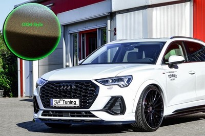 Frontspoiler Cuplippe aus ABS passend für Audi Q3 F3 F3N mit S-Line in OEM Optik