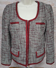 Banana Republic Tweed Professional Career Jacket Lined Mid Waist Women's 6