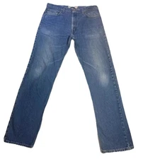 Vintage (2000) Levi's 505 Blue Denim Jeans Red Tab Faded Mens 36x34 Fits True