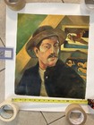 Hand Painted Replica -Self-portrait Of Paul Gauguin” With Handwritten Relic Card — photo 2