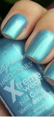 NEW Sally Hansen Hard As Nails Extreme Wear #380 Blizzard Blue Discontinued HTF