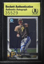 BAS 2018 Bowman Draft Chrome LoLo Sanchez #BDC-52 Authentic Auto ur8