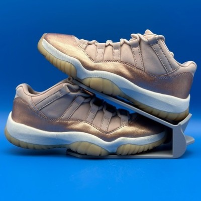 Air Jordan 11 Retro Womens ''Rose Gold'' Sail/Metallic Bronze AH7860-105 Size 8.5W