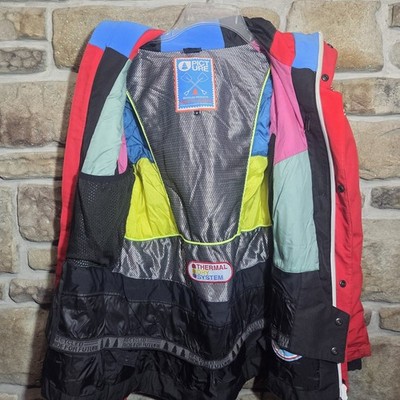  Picture Organic Clothing Ski Snowboard Jacket M Red Colorblock Recycled...