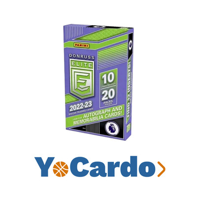 2022-23 Panini Donruss Elite Soccer EPL Retail Hobby Box