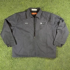 Cintas Brent Adult L Sal Name Patch Mechanics Gray Shop Jacket