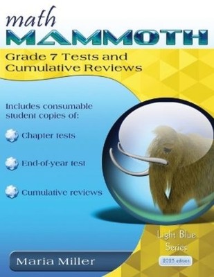 Maria Miller Math Mammoth Grade 7 Tests and Cumulative (Taschenbuch) (US IMPORT)