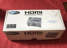 Gefen HDMI Detective Plus w/ Power Supply Plugs And Cable In Box!