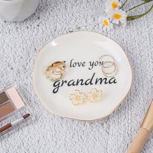 Gifts, Ceramic Jewelry Ring Dish Birthday Gifts Christmas Thanksgiving Grandma