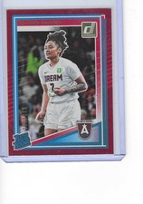 2025 Panini Donruss WNBA - Rated Rookie Te-Hina Paopao #91 Red Shimmer /399 (RC)