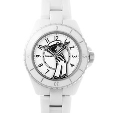 Chanel J12 H7481 38mm Ceramic White Wristwatch #WW9485