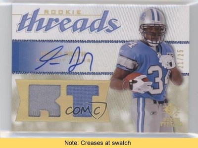 2008 SP Rookie Threads Position HoloGold 21/25 Kevin Smith Patch Auto READ fm0