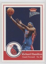 2003-04 Fleer Platinum Richard Hamilton #97 b5y