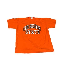 Oregan State T-shirt Orange XL Short Sleeve Gilden