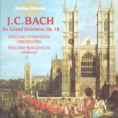 J.C.Bach Grand Overtures Op.18 (CD) William Boughton English Symphony Orchestra