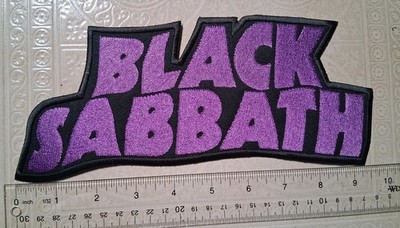 Black Sabbath Master Of Reality BIG LOGO Iron On Or Sew On Ozzy