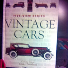 CRAIG CHEETHAM'S VINTAGE CARS:1910-1945 GIFT NEW HB 5-View Illustr SEE MY PHOTOS