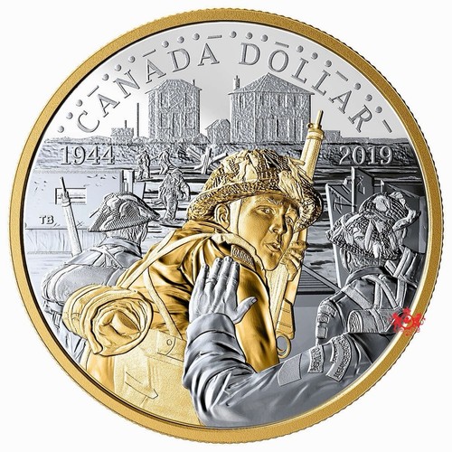 2019 75th Anniversary of D-Day - Pure Silver Proof Set - - Bild 2 von 9