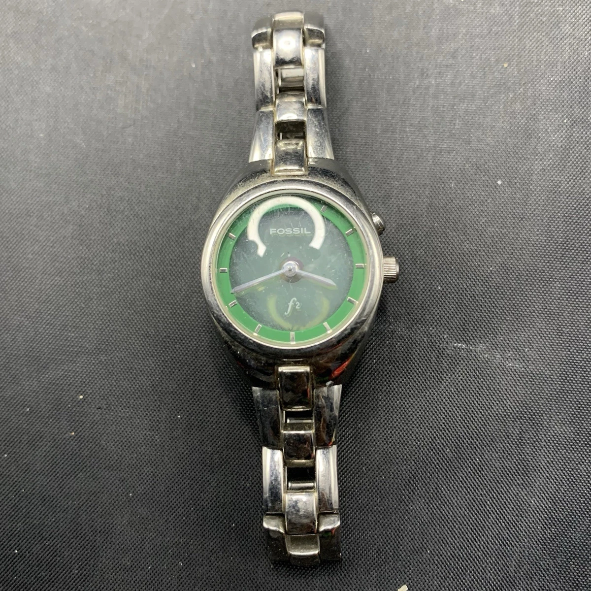Silver Band Quartz Fossil Big Tic Wristwatches for sale | eBay