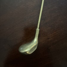 Vintage Quality Heavy Solid Brass Driver Golf Club Shoe Horn