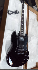 Custom SG Electric GuitarChrome Hardware Rosewood Fretboard 22frets Black