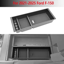 Center Console Armrest Storage Box Tray Organizer For 2021-2025 Ford F-150