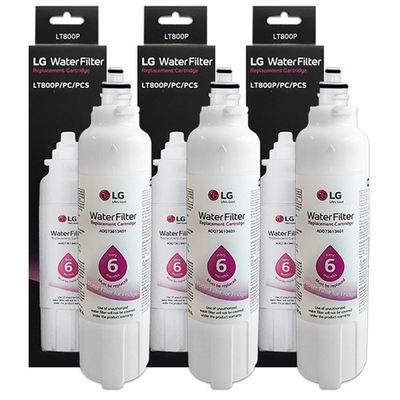 #ad 3PCS LG LT800P Refrigerator Replacement Water Filter New Sealed fit ADQ736134 $35.99