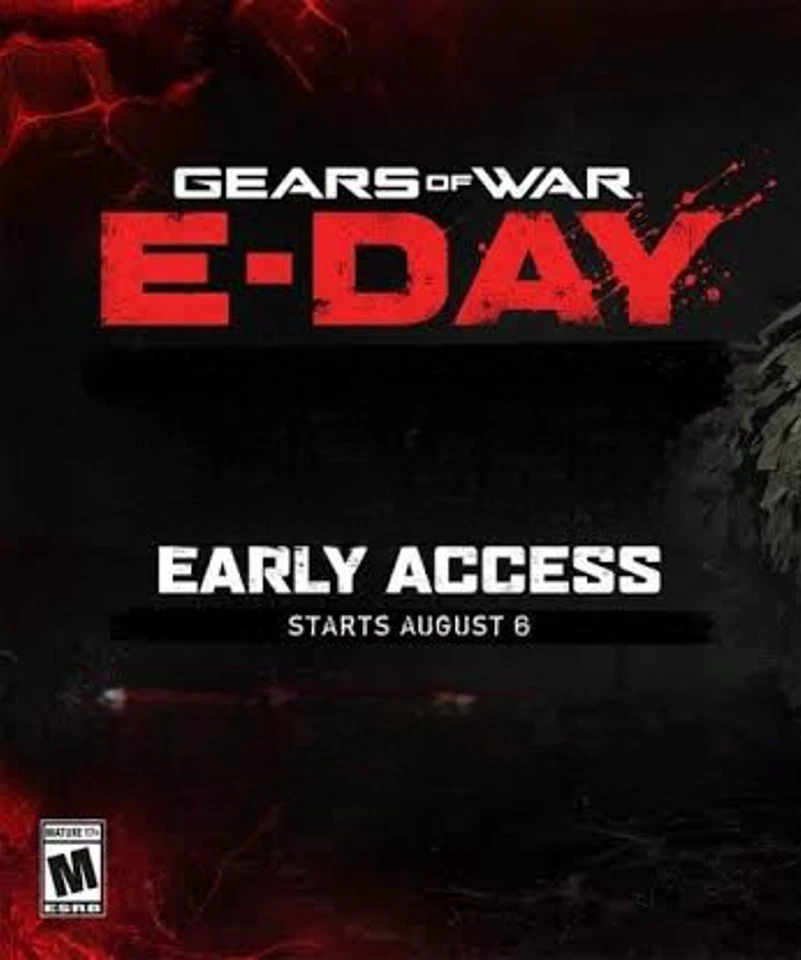 Gears of War E-Day: Early Playtest Access Beta on August 6th | XBOX GLOBAL🌍CODE - Image 1 of 1
