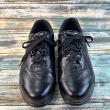 SAS Free Time Walking Shoe Womens Size 10WW Black Leather Comfort Casual Sneaker