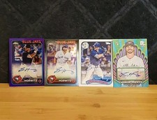 Lot Of 4 Spencer Horwitz 2024 Topps RC Auto's Chrome Purple Refractor & More 🔥 