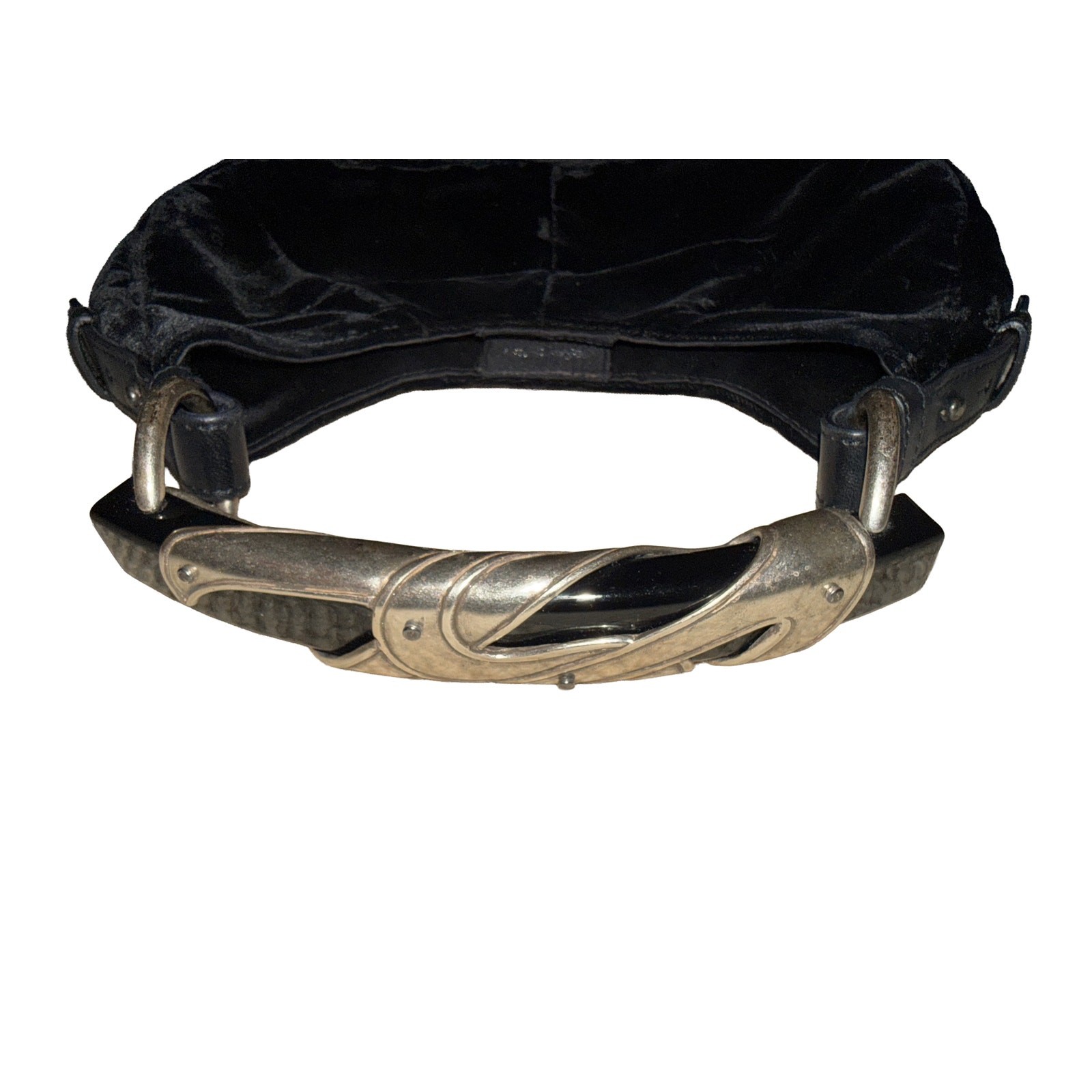YVES SAINT LAURENT Rive Gauche YSL Velvet Black Mombasa Y2K Tom Ford bag 2002 image 6