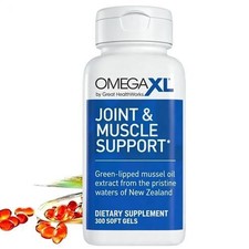 Omega Green 300 Capsules XL Lipped Mussel Joint & Muscle Relief Supplement, FAST