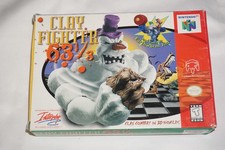 Clayfighter 63 1/3 (Nintendo 64 N64) Complete in Box CIB