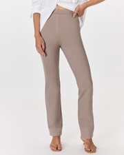 Quince Women Ultra-Stretch Ponte Straight Leg Pants Morel Gray S