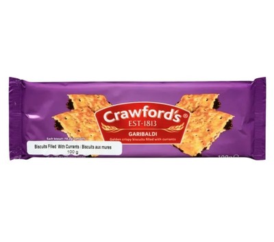 Crawford's Garibaldi Biscuits 100g (Pack of 3)